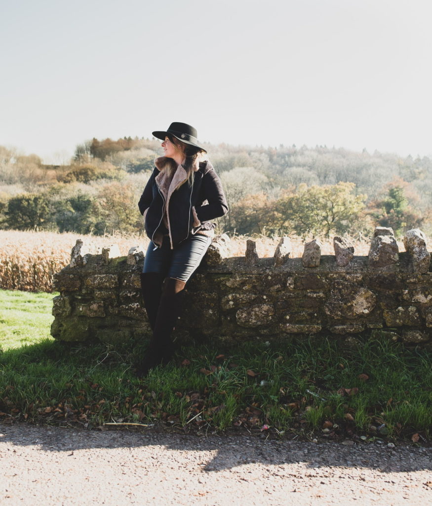 Louise Looking gorgeous in a country fashion outfit. Leah Grange Photography